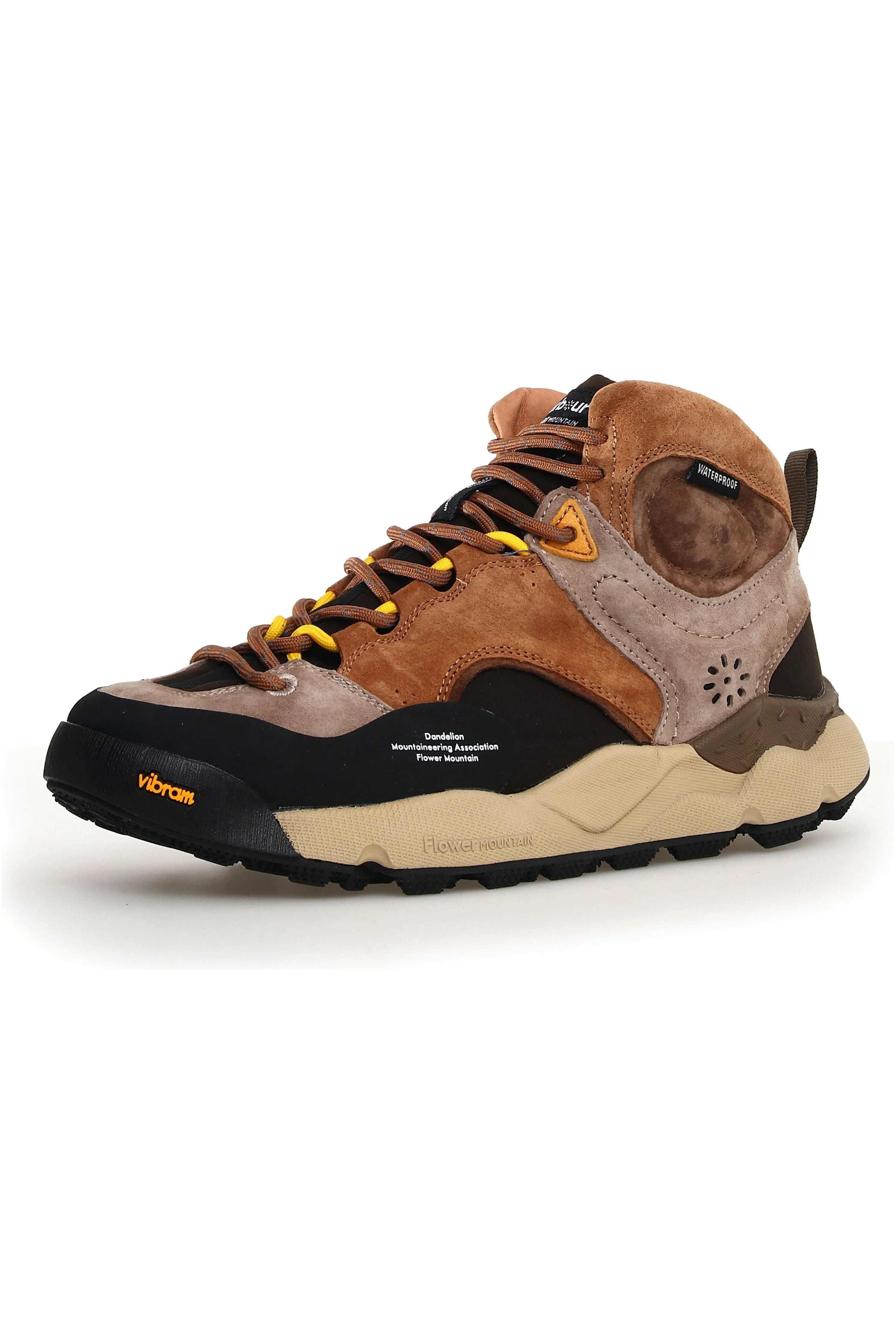 BackCountry Suede Uni Mid x Barbour Sneaker - Brown/Beige