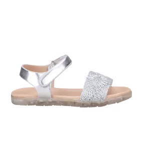 Bina Kids Sandals for Girls - Silver