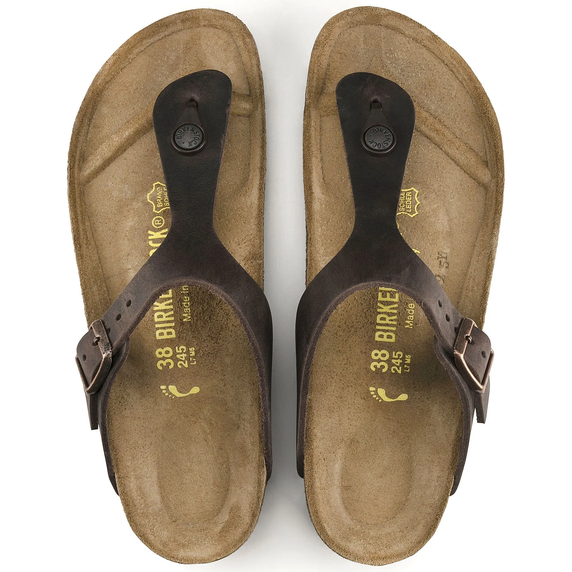 BIRKENSTOCK GIZEH HABANA OILED LEATHER