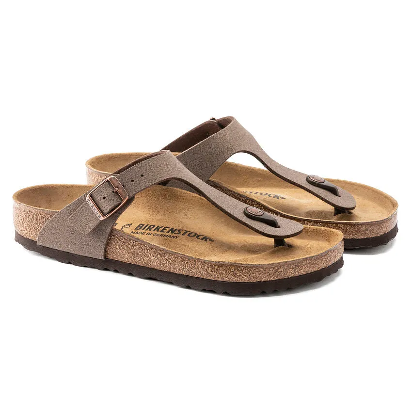 Birkenstock Women's Gizeh Birkibuc (Mocha - Narrow Fit)