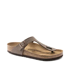 Birkenstock Women's Gizeh Birkibuc Thong Sandal in Mocha