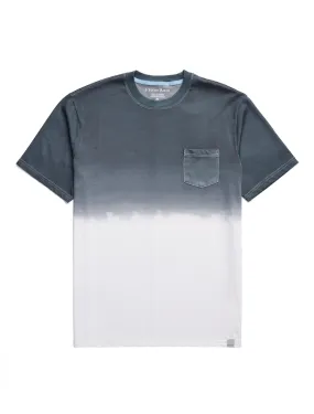 Black Dip-Dyed Short Sleeve T-Shirt