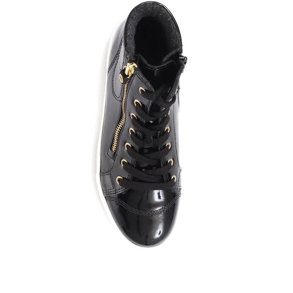 Bulner High Top Leather Trainers - GAB34515 / 320 630