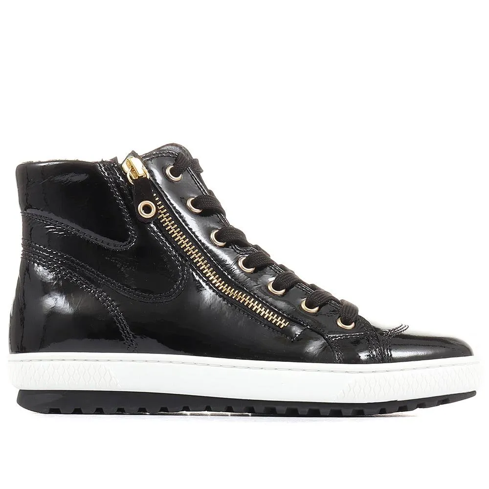 Bulner High Top Leather Trainers - GAB34515 / 320 630