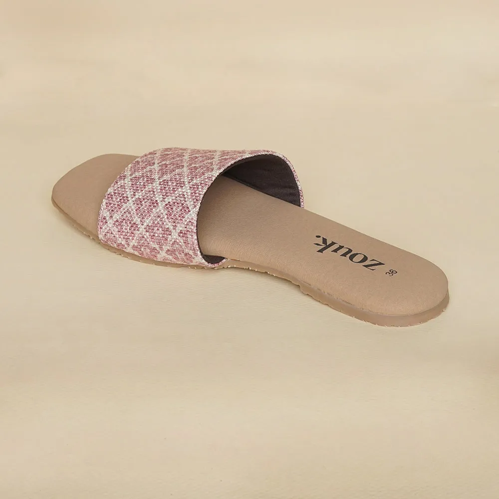 Chamoli Motif Casual Flats