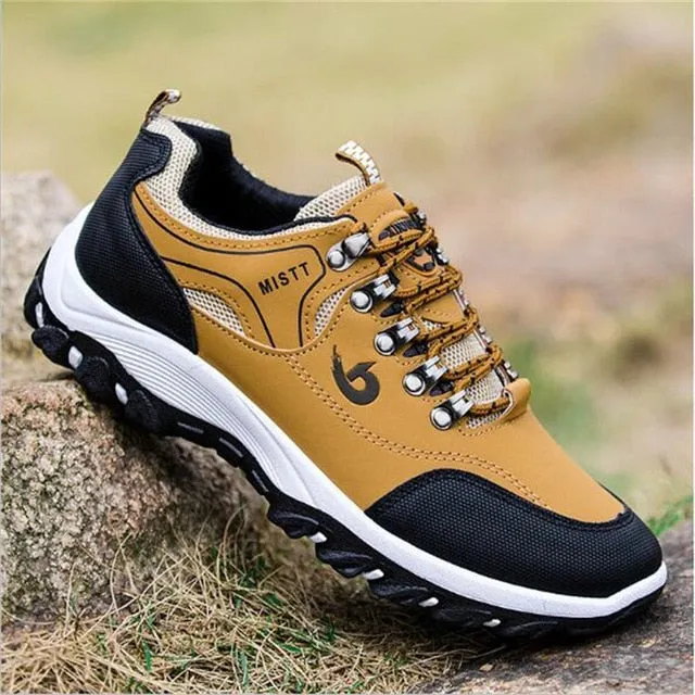 DM24 Steel toe cap Anti-smash Anti-piercing Safety work shoes High Quality Waterproof Leather Sneakers Outdoor Male Hiking Boots