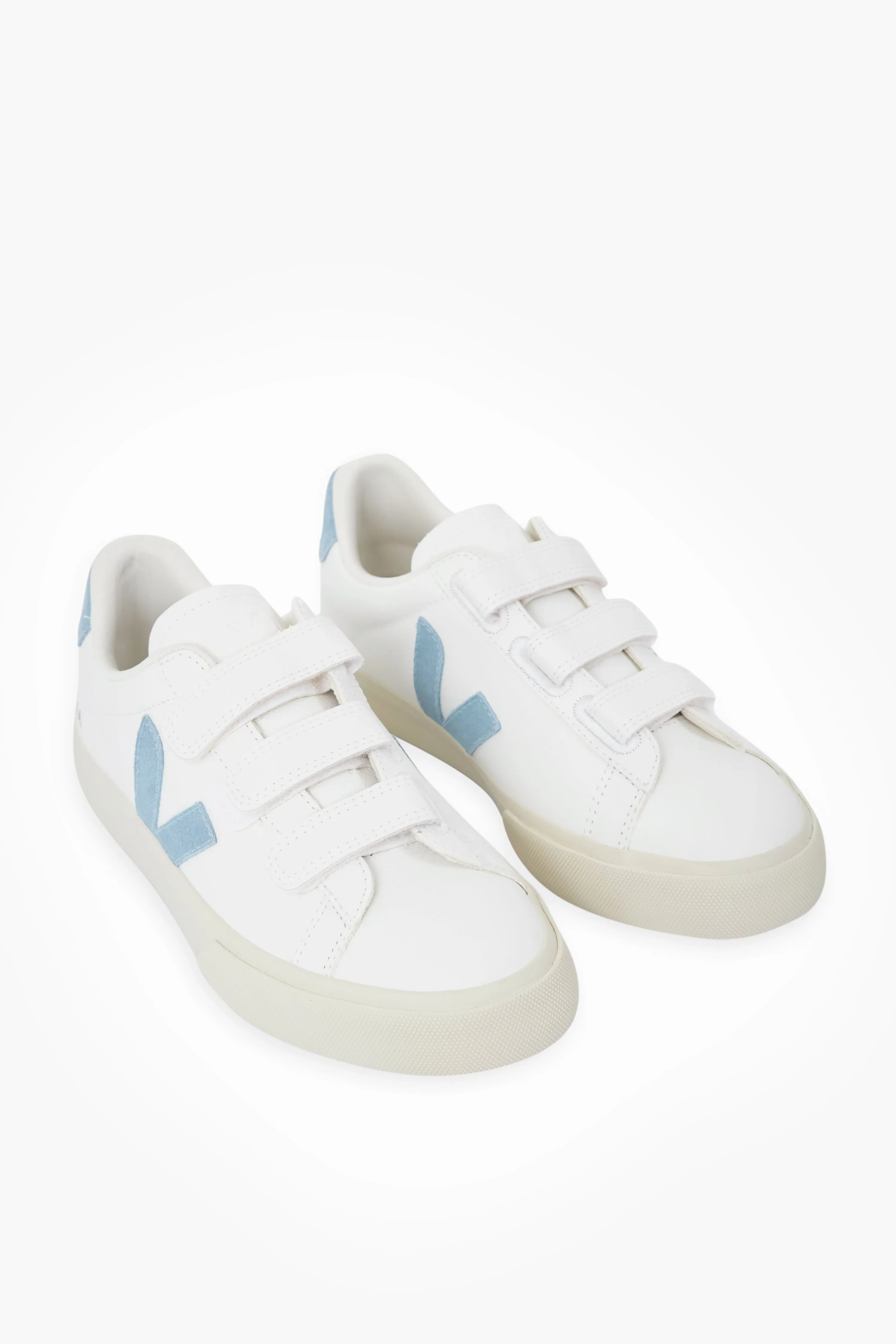 Extra White Steel Blue Recife Logo Sneakers