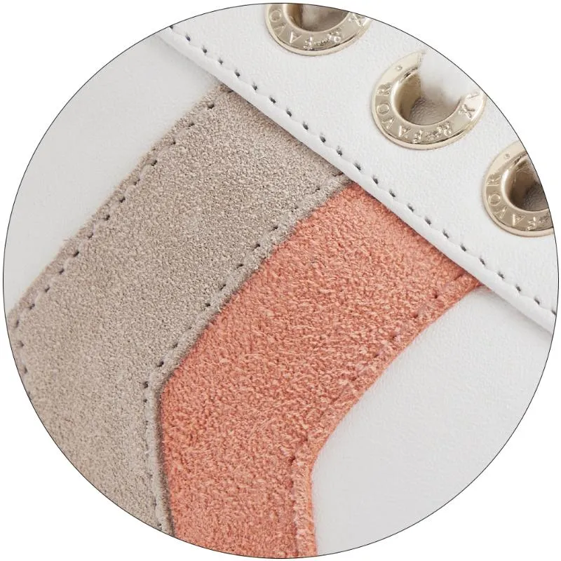 Fairfax & Favor Alexandra Ladies Trainer - Melon/Stone