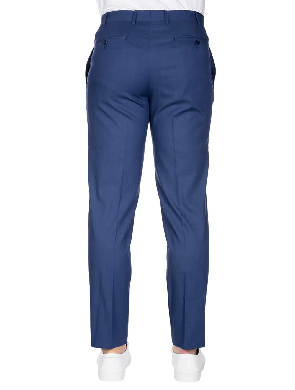 Formal Cotton Trouser Blue