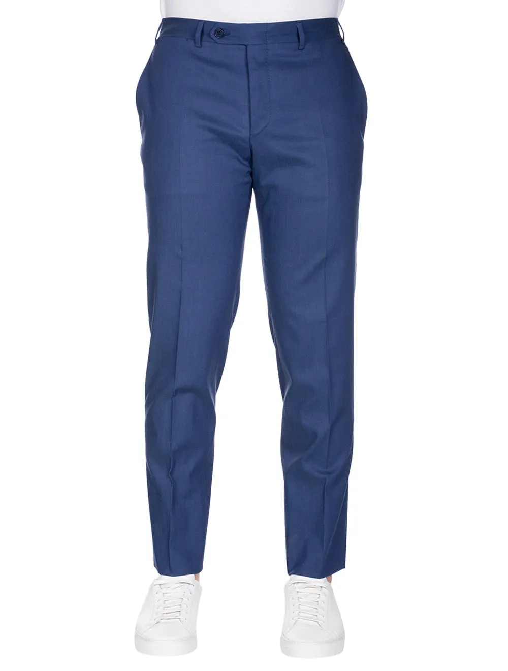 Formal Cotton Trouser Blue