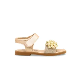 Girls Golden Formal Sandal KD9633