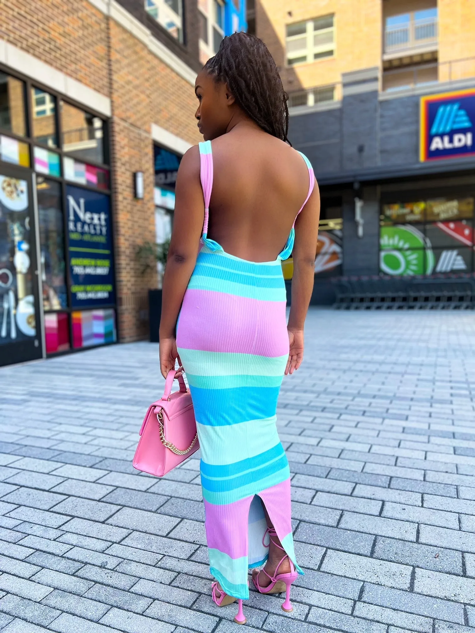 Girls Wanna Have Fun Midi Dress