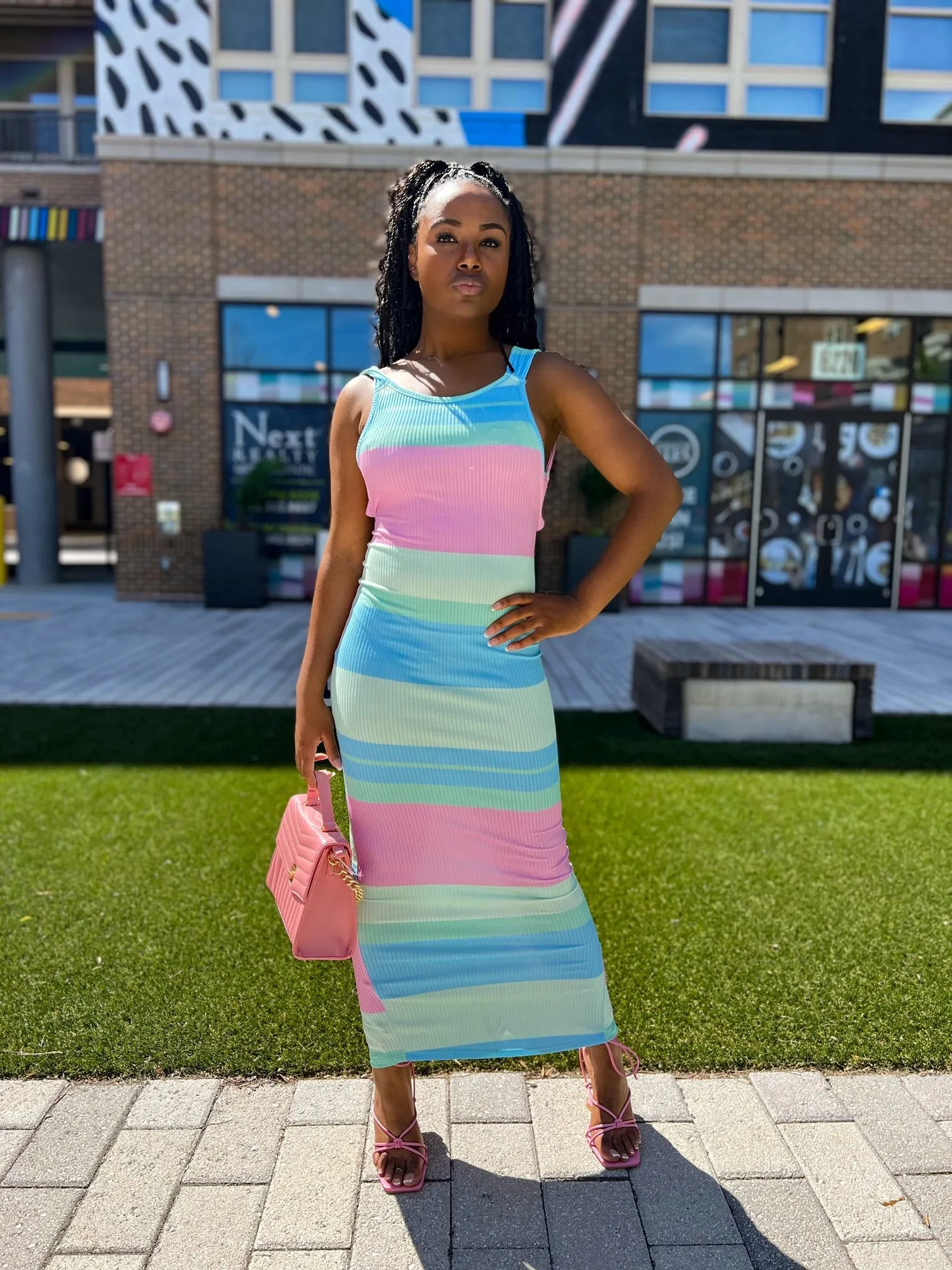 Girls Wanna Have Fun Midi Dress