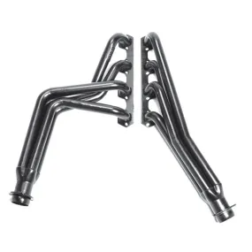 Hedman Hedders Street Headers - 1.5 in Primary - 2.5 in Collector - Black Paint - Small Block Ford - Bronco 1968-77 - Pair