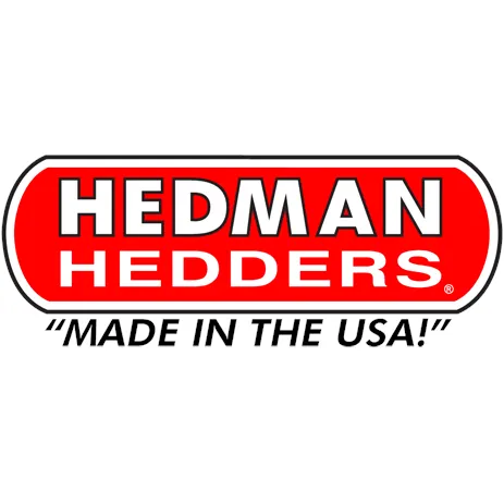 Hedman Hedders Street Headers - 1.5 in Primary - 2.5 in Collector - Black Paint - Small Block Ford - Bronco 1968-77 - Pair