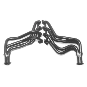 Hedman Hedders Street Headers - 1.75 in Primary - 3 in Collector - Black Paint - Ford Cleveland / Modified - Ford Fullsize SUV / Truck 1977-79 - Pair