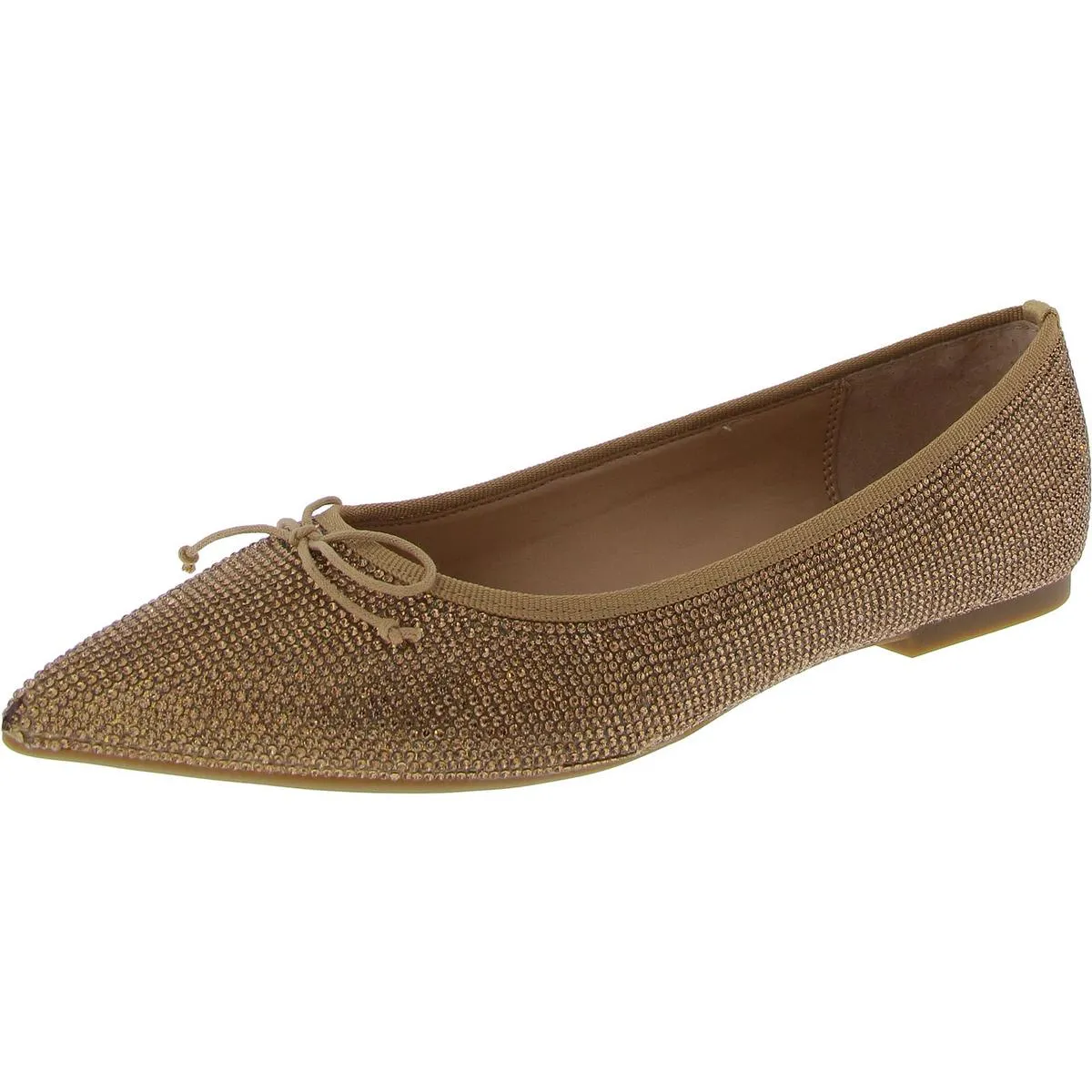 INC Womens Perseif Embellished Bow Ballet Flats