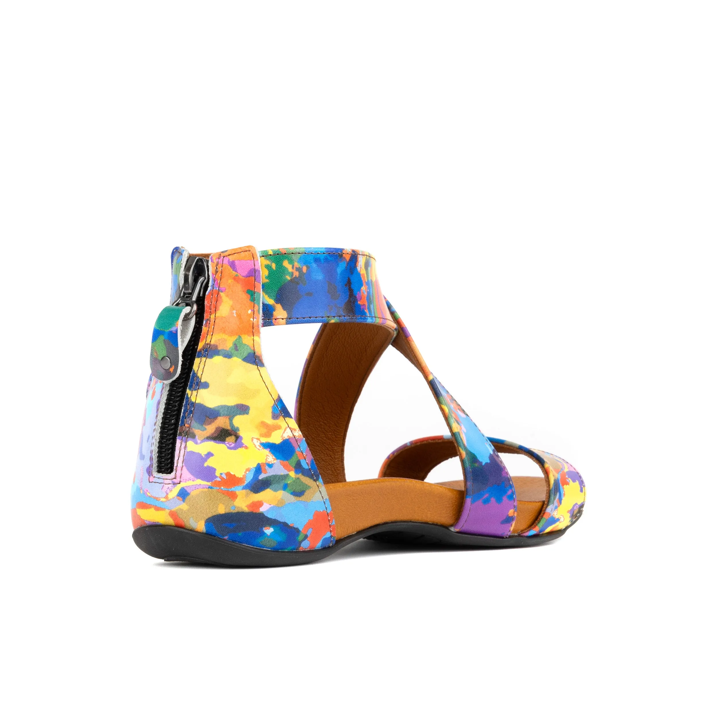 Isabella - Summer Colours - Women's leather sandal with padded anatomic insoles