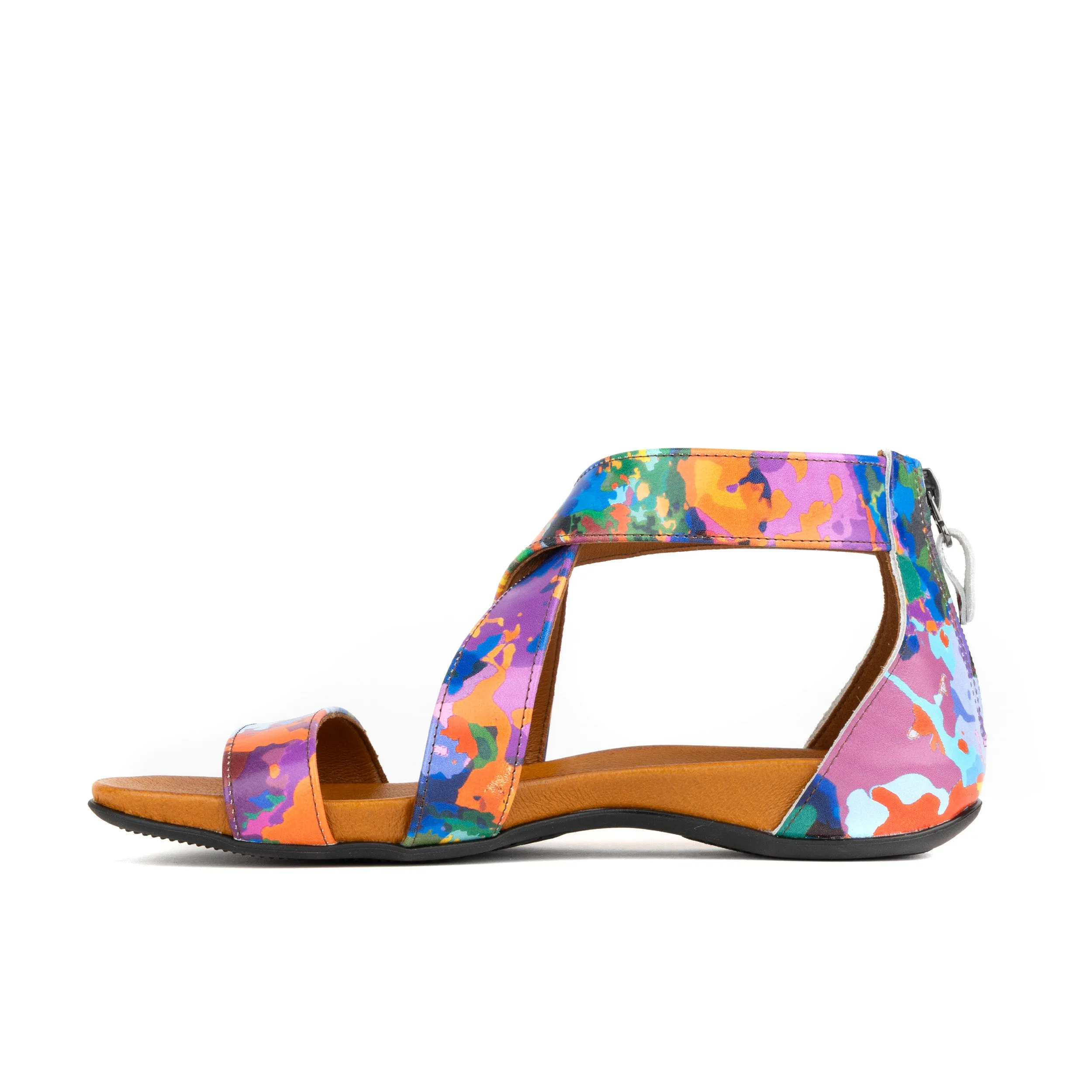 Isabella - Summer Colours - Women's leather sandal with padded anatomic insoles