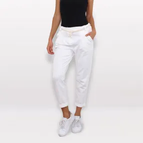 Jessica Jogger Trousers White