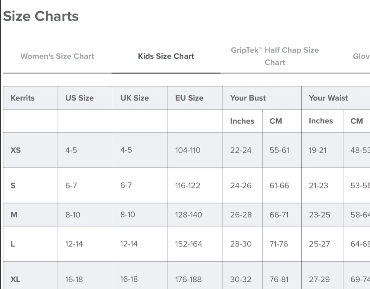 Kerrits Kids Crossover Extended Knee Patch Jod