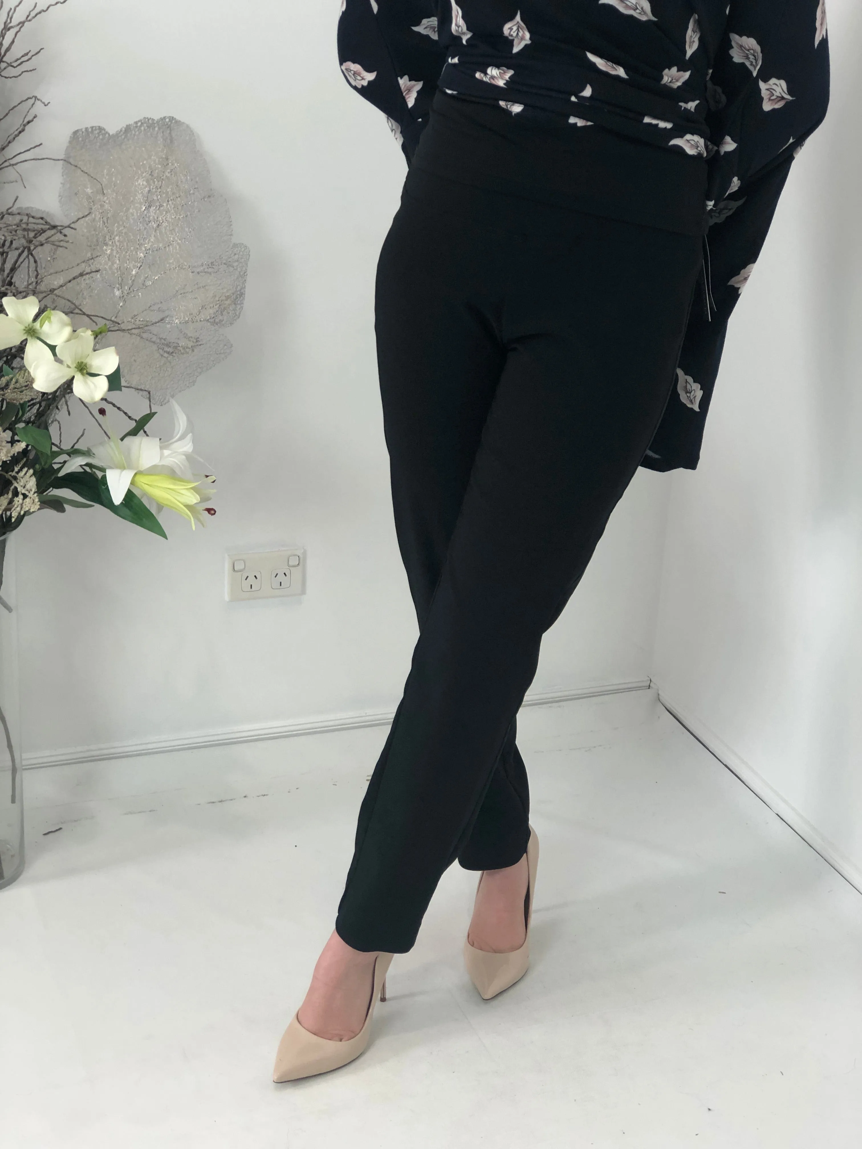 Kylie Black Stretch Pants