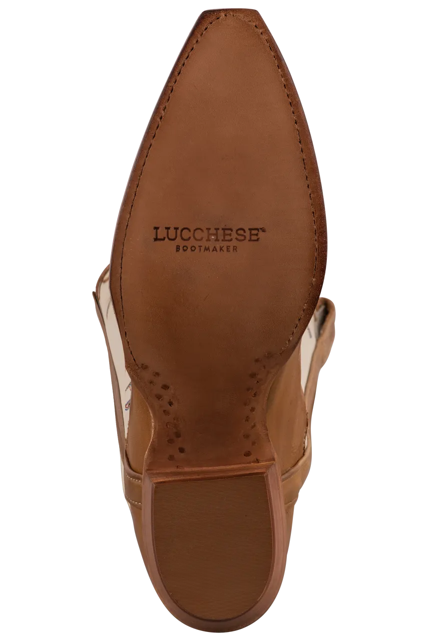 Lucchese Tulip Cowgirl Boots - Rust