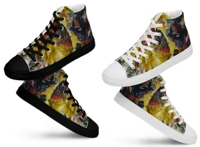 Maskerade Men's High Top Canvas Shoes - Free Shipping *US SIZES SHOWN! USE CHART!