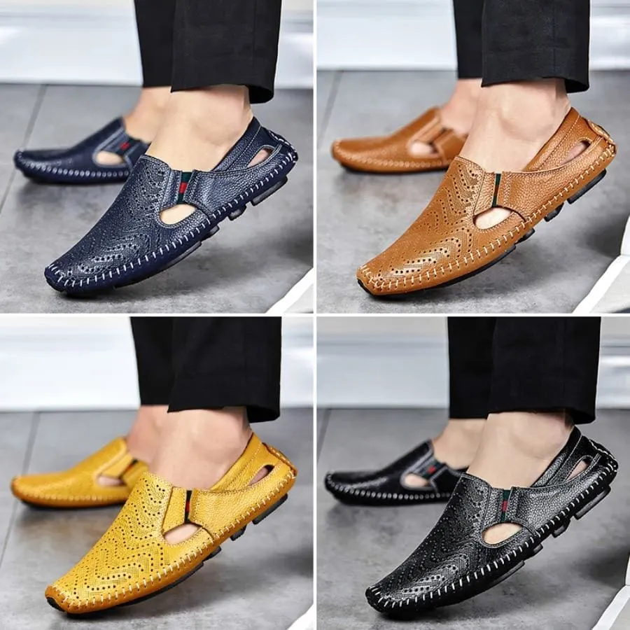 Men Fashion Elegant Leather Sandals