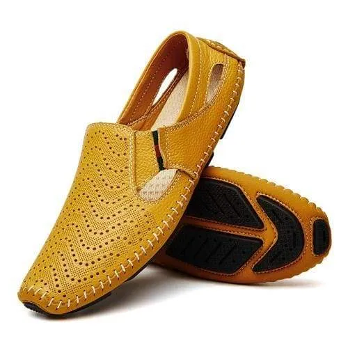 Men Fashion Elegant Leather Sandals