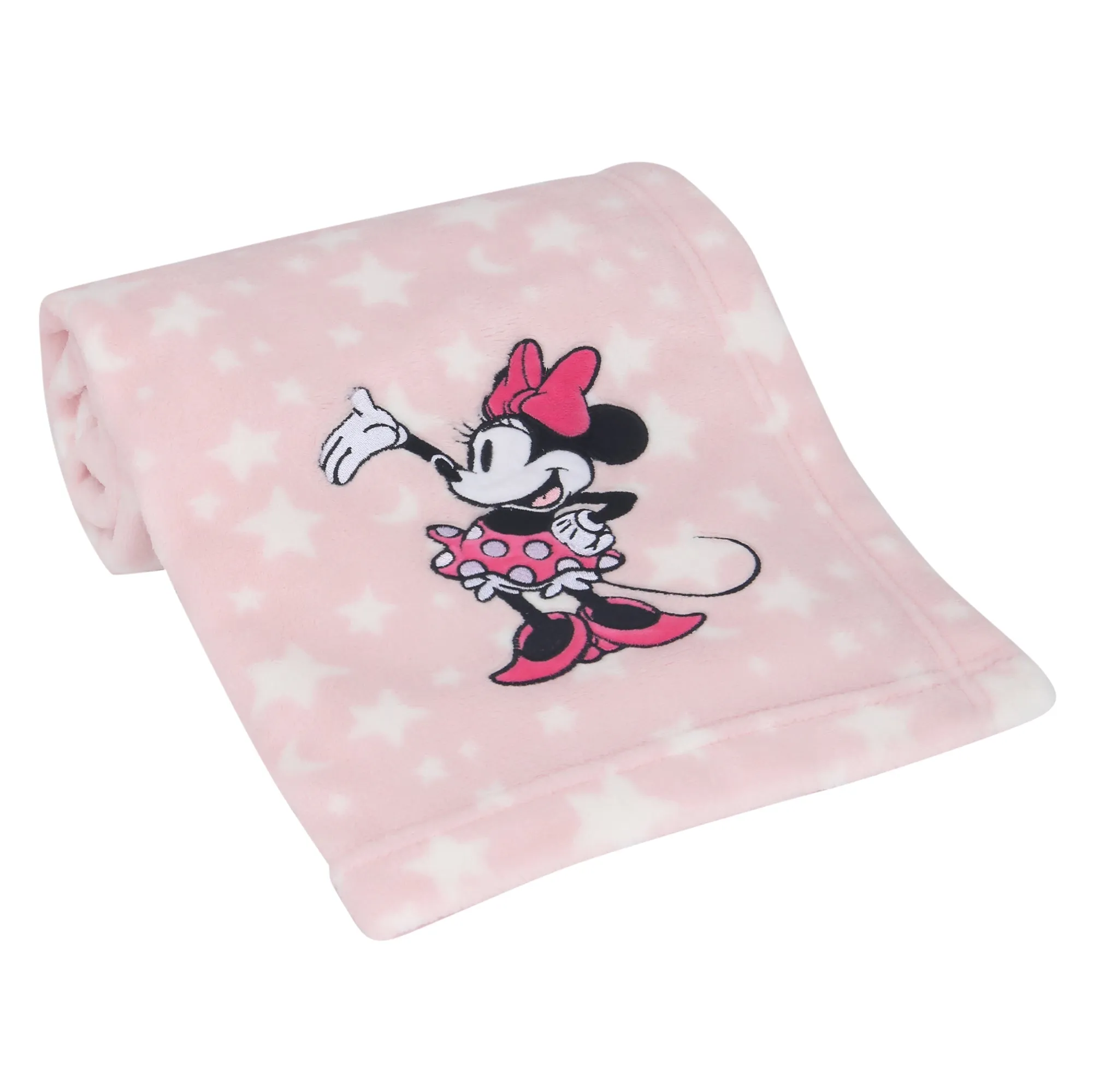 Minnie Mouse Stars Baby Blanket