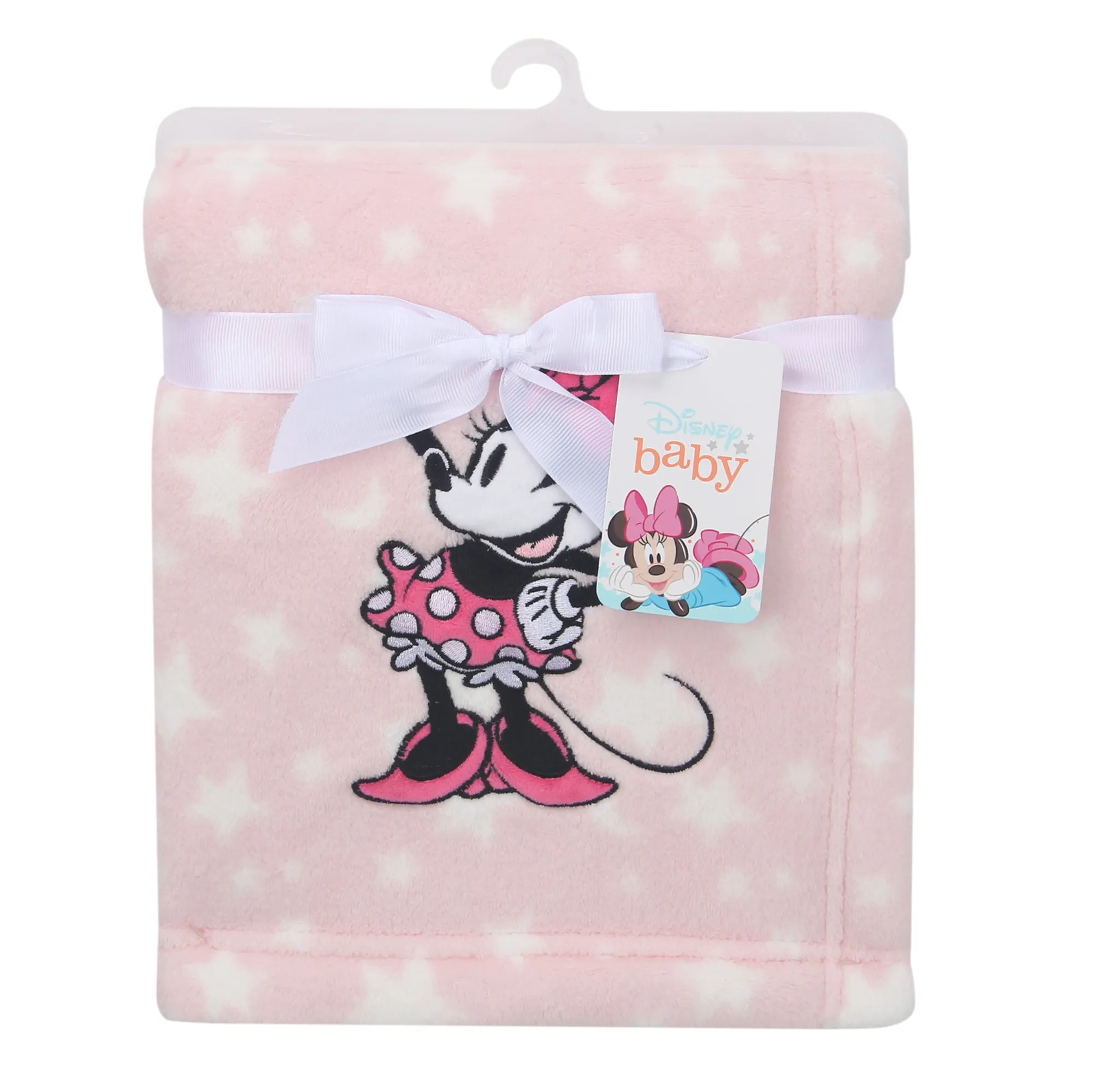 Minnie Mouse Stars Baby Blanket