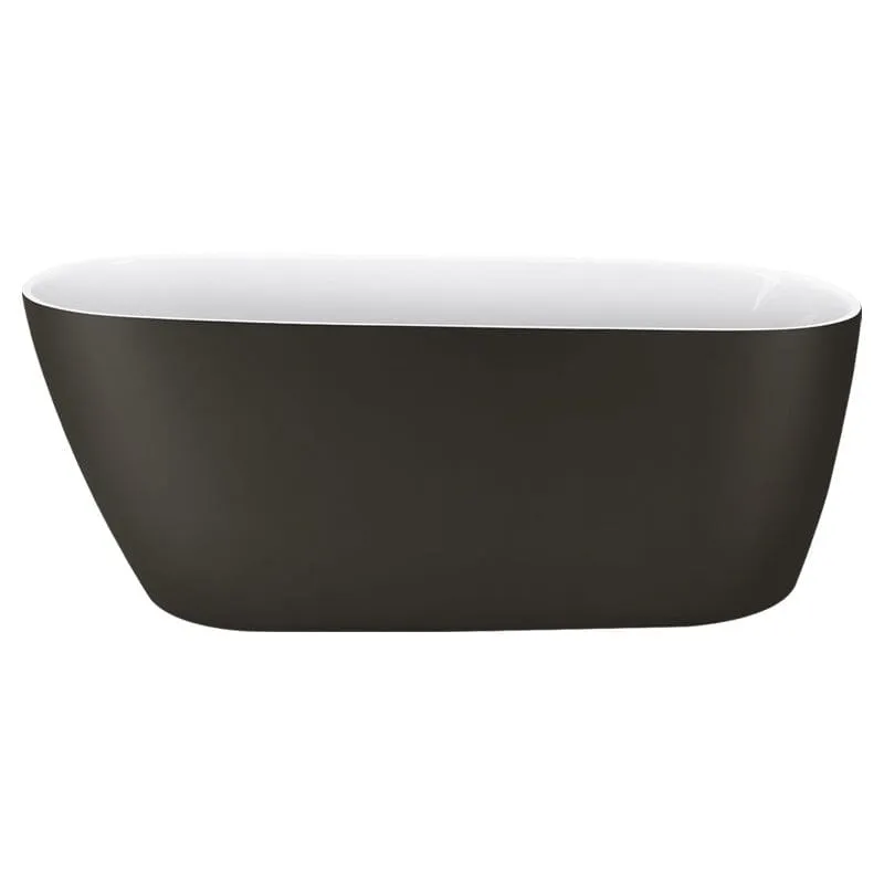 Mokleba 59'' Acrylic Single Slipper Bathtub, Modern Style, Color Consistency, Exclusive Patent