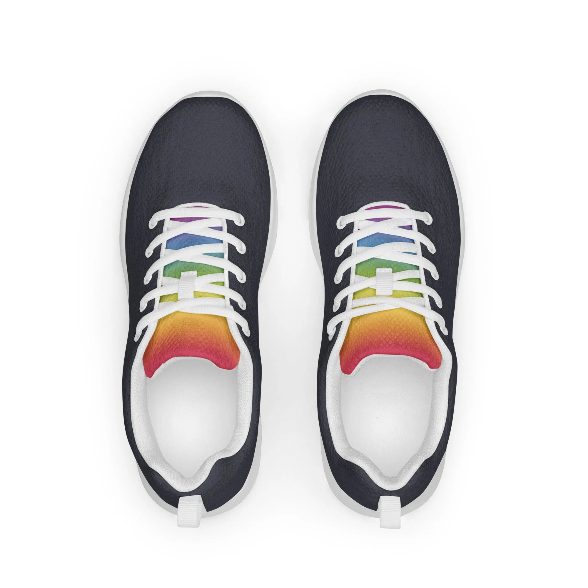 Rainbow Gradient Dark Blue Trainers (female sizes)