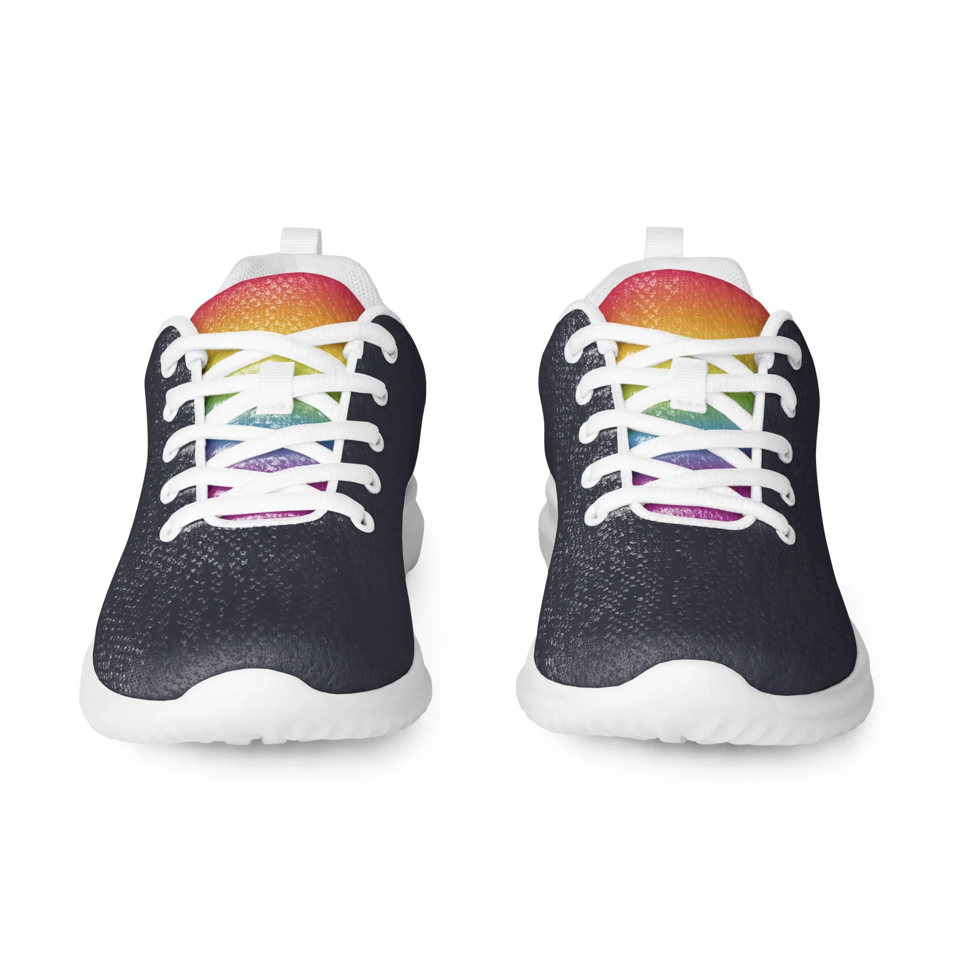 Rainbow Gradient Dark Blue Trainers (female sizes)