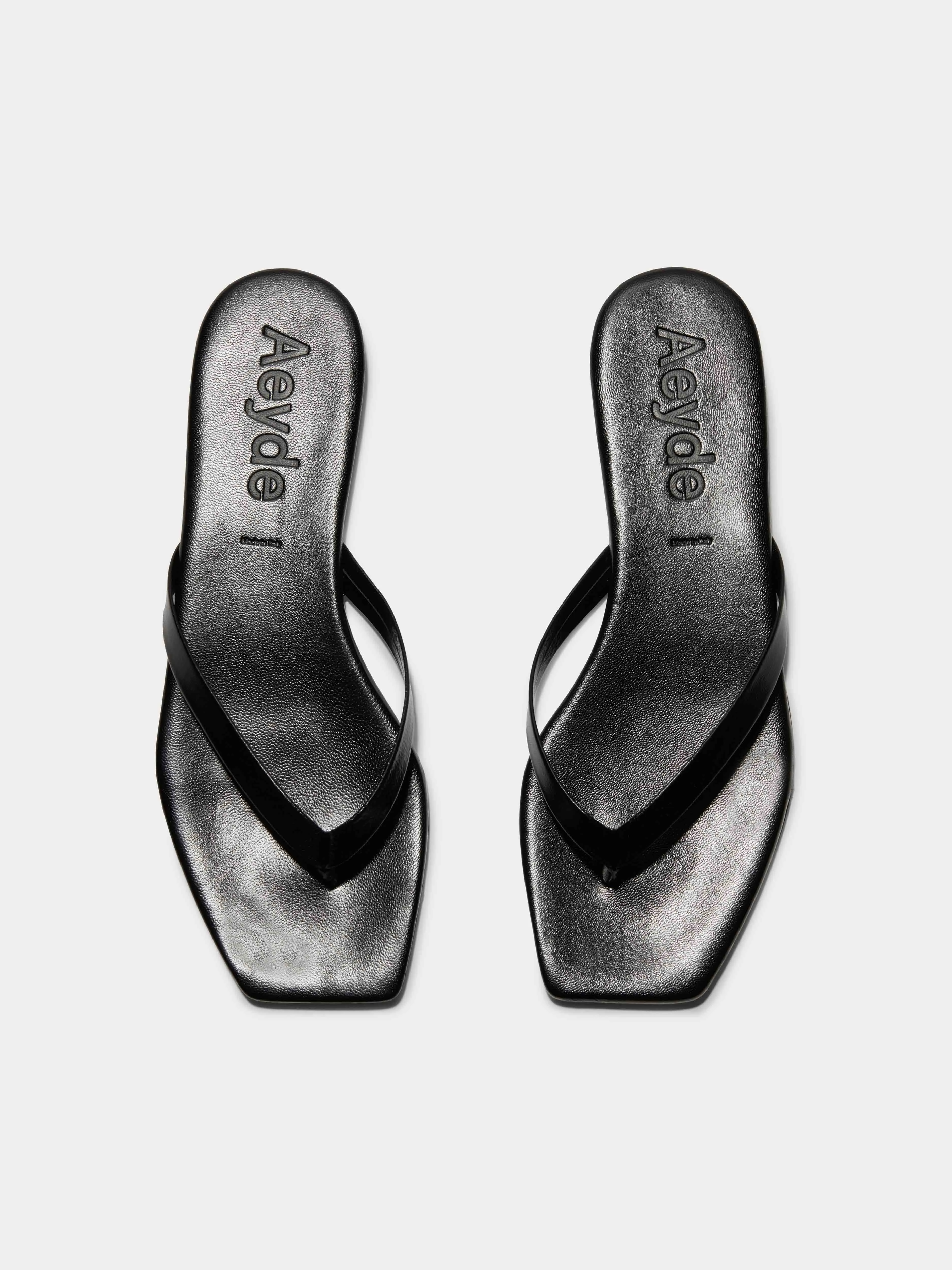 Renee Leather Toe-Post Sandals