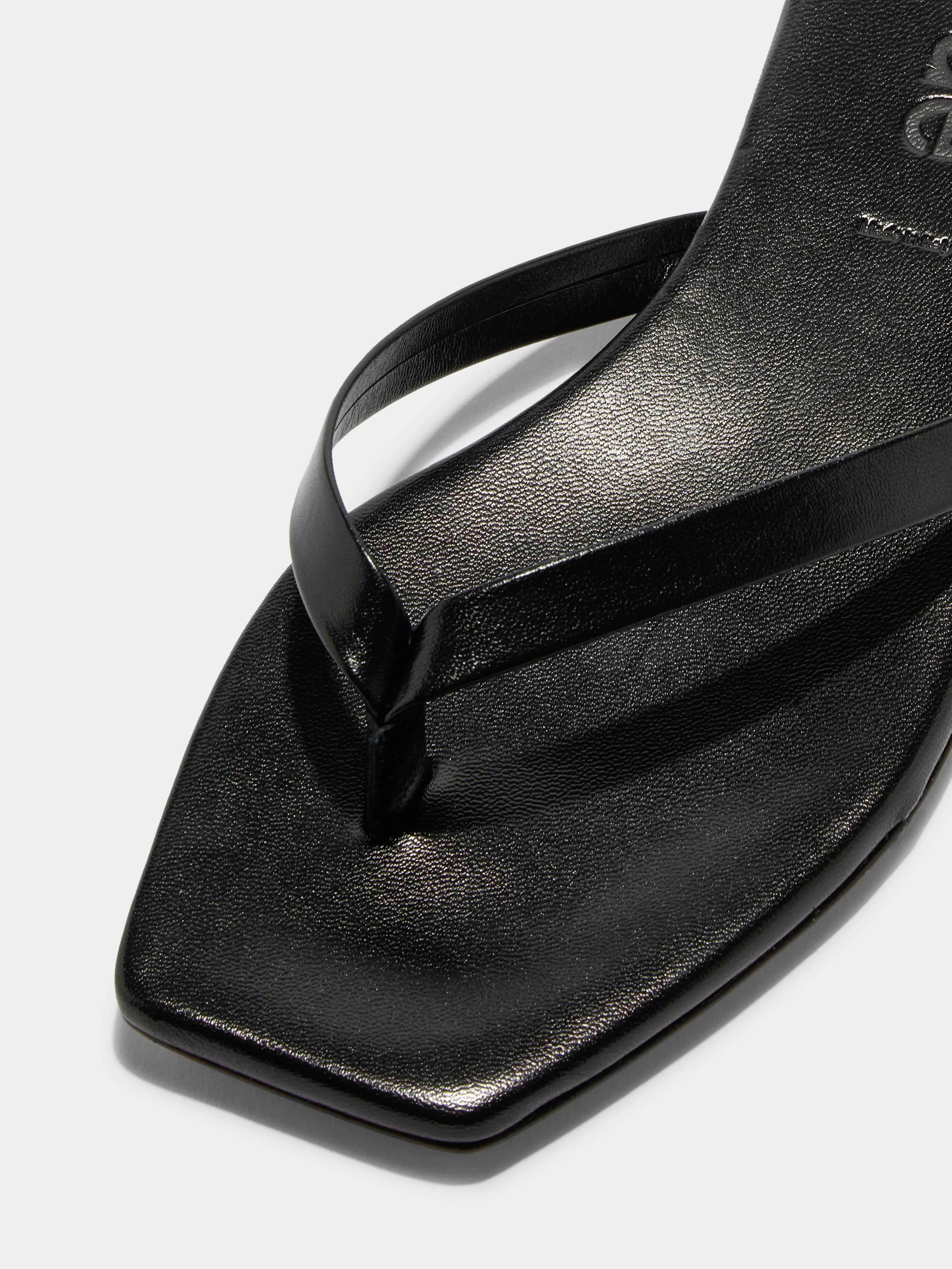 Renee Leather Toe-Post Sandals