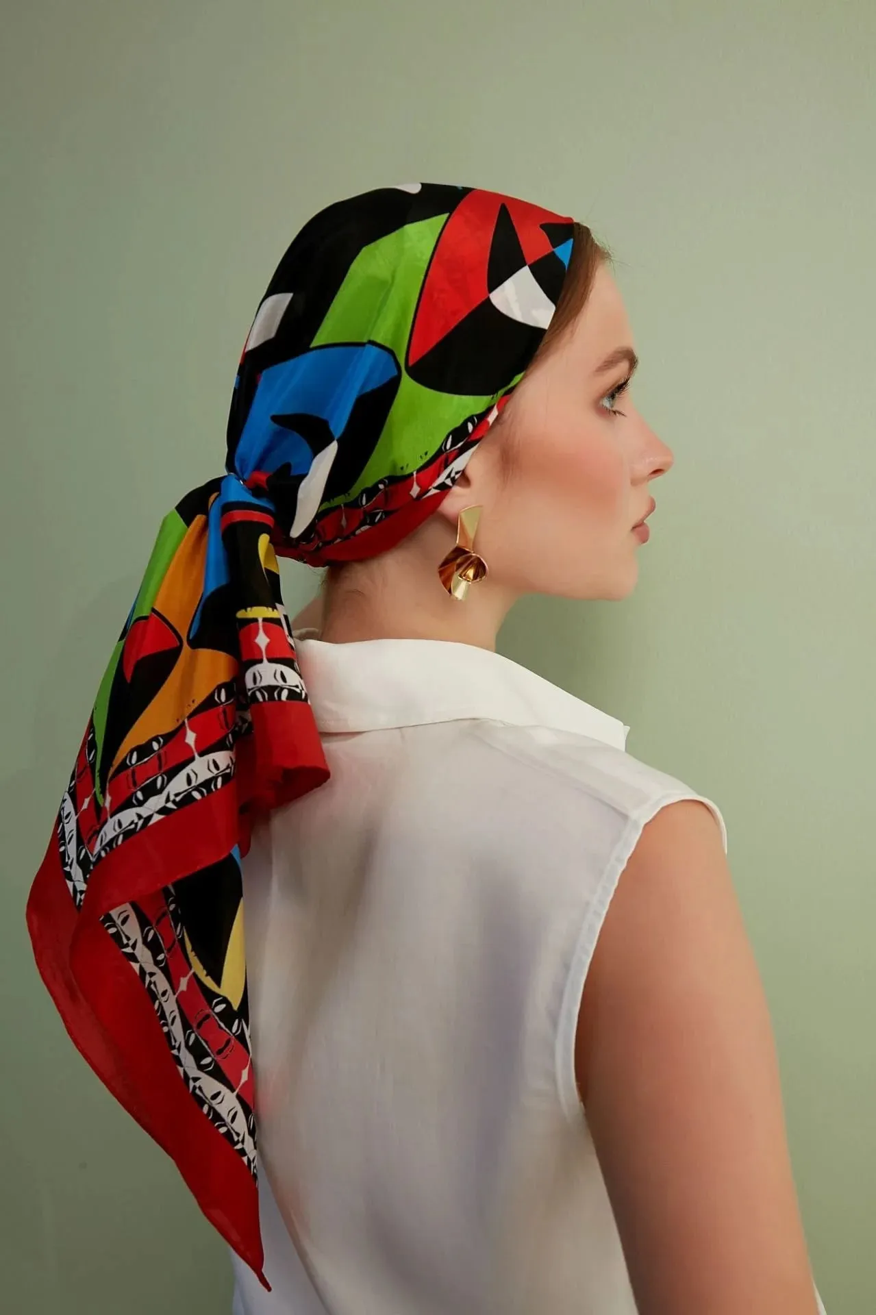 Silk Crepe Bandana, ART & SOUL Collection