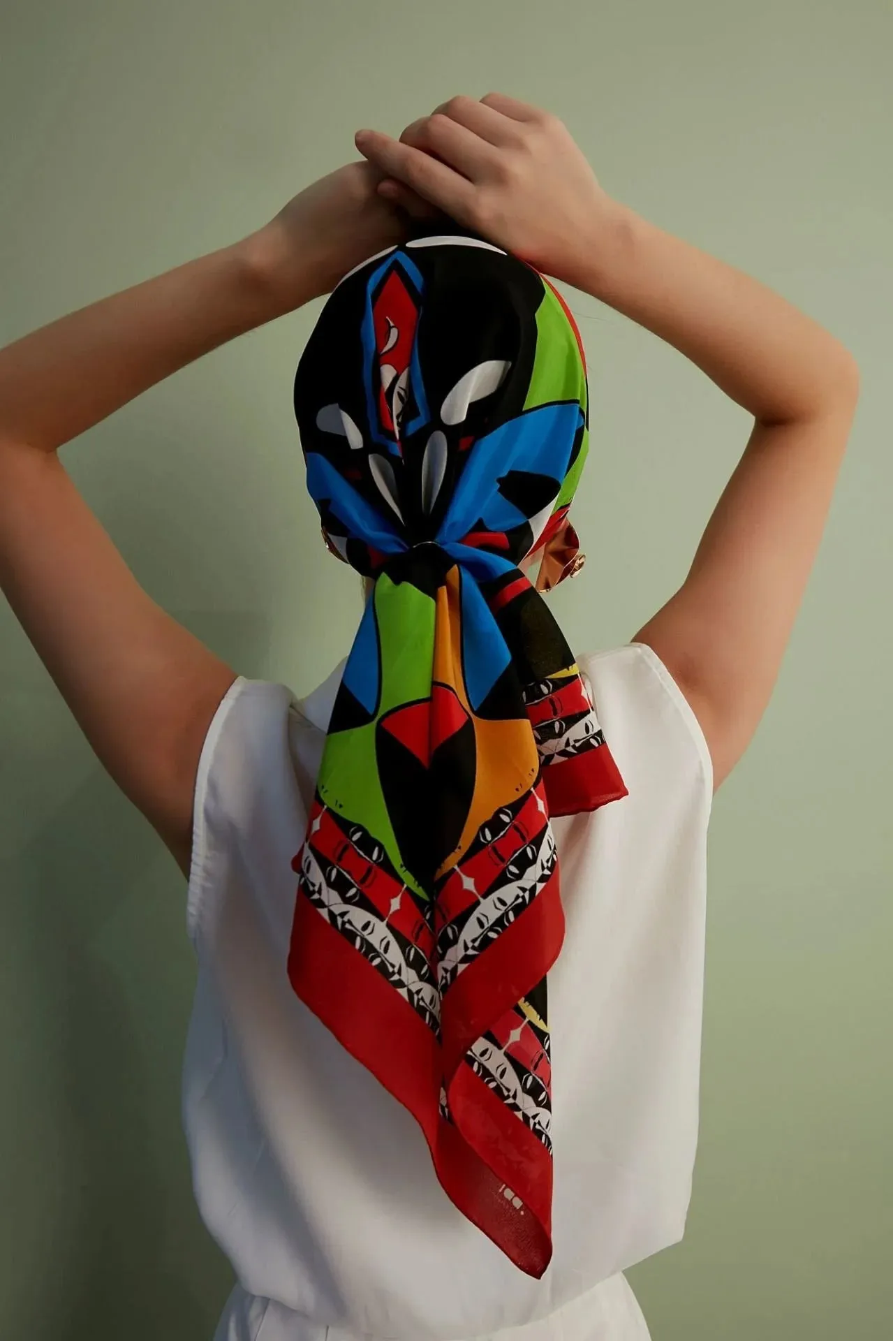 Silk Crepe Bandana, ART & SOUL Collection