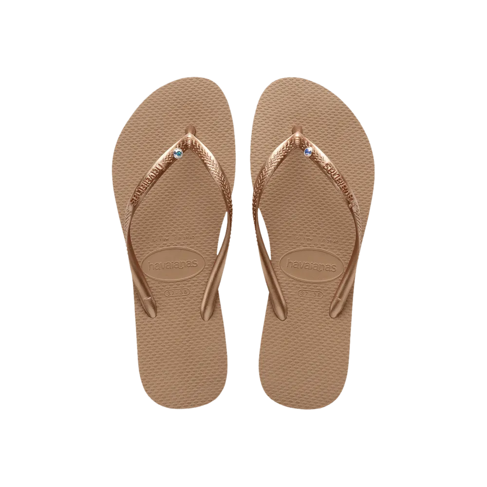 Slim Crystal SW II Flip Flops