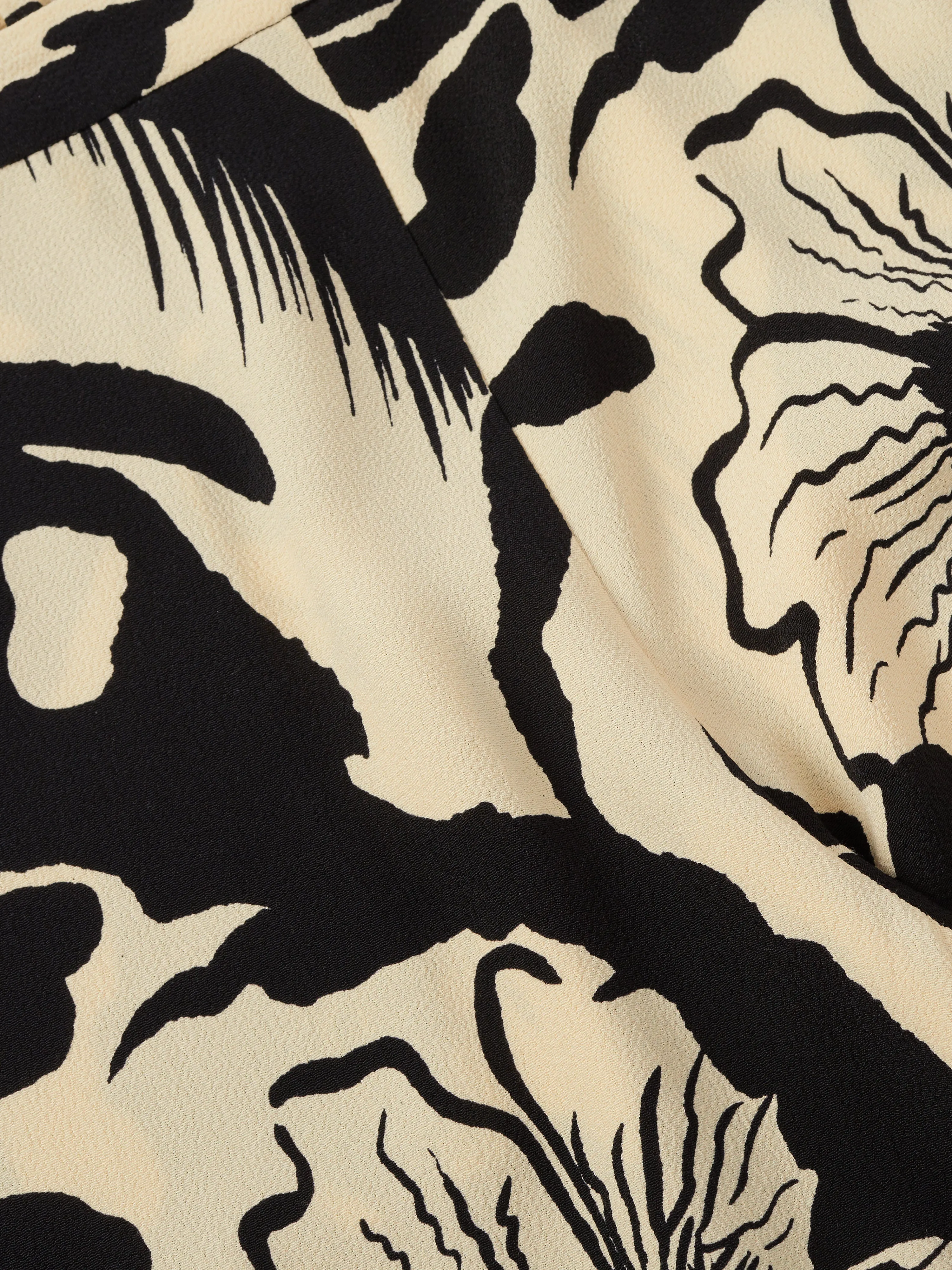 Strokes Floral Palazzo | Monochrome