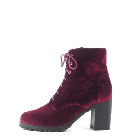 Timothy Velvet Booties