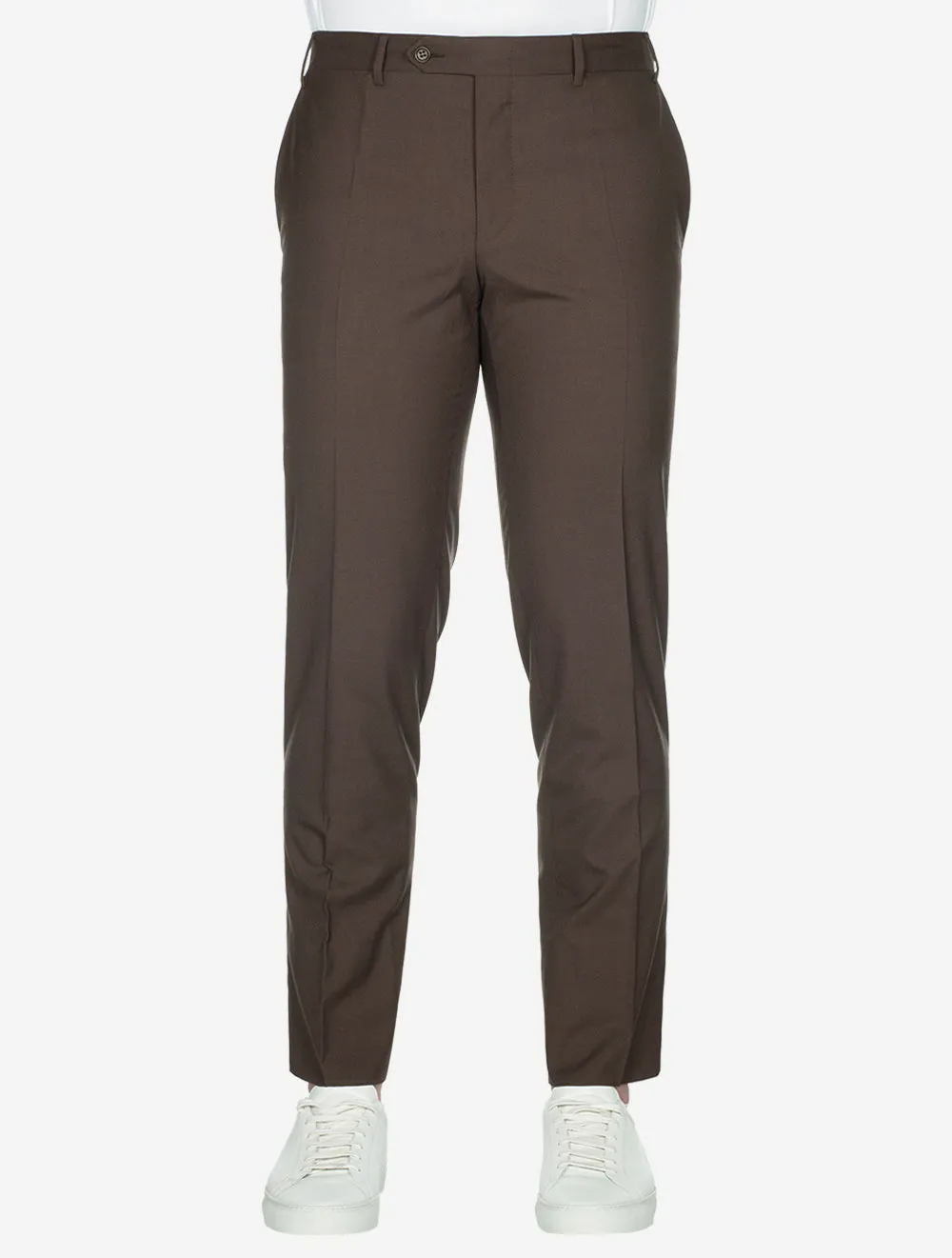 Wool Trousers Brown