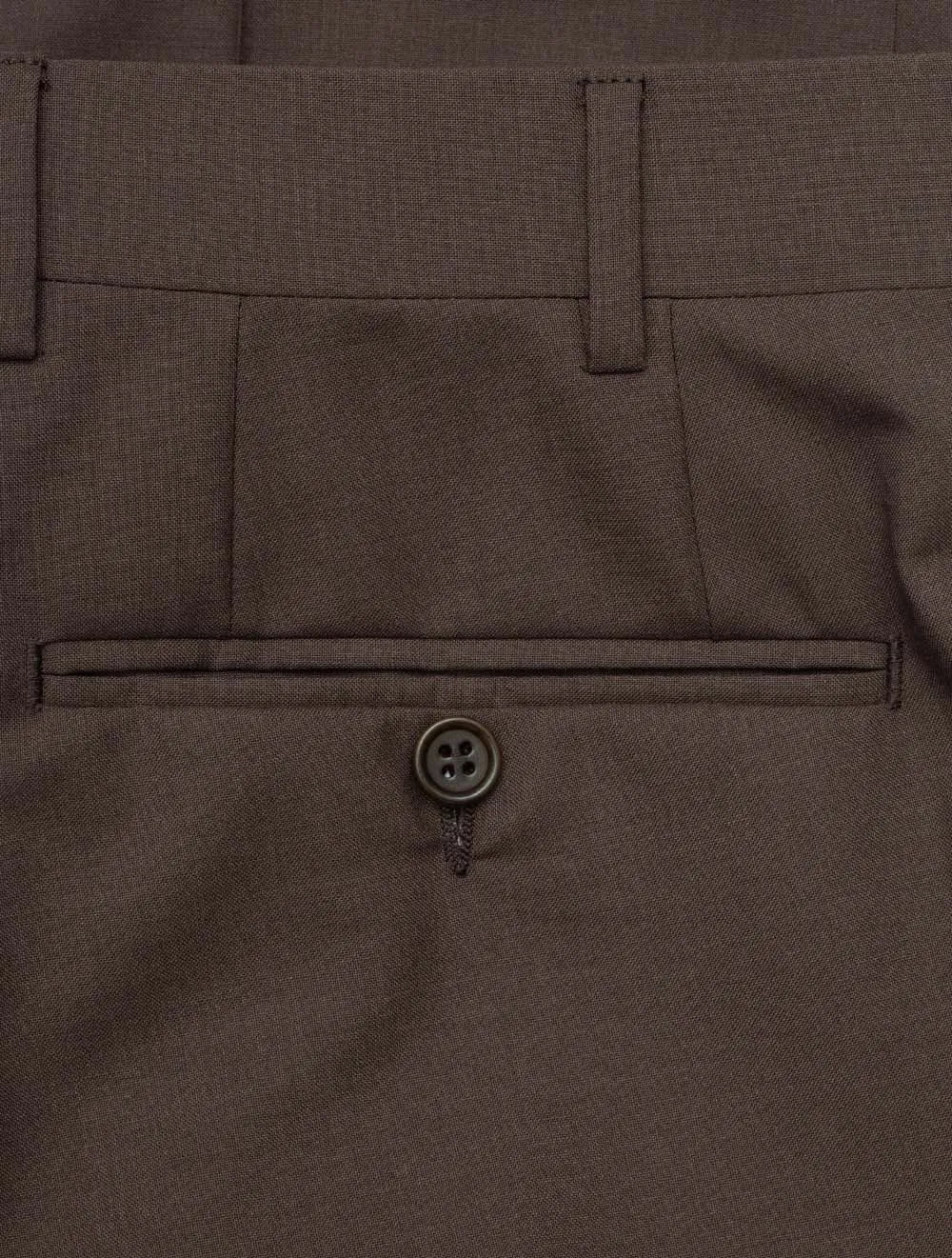 Wool Trousers Brown