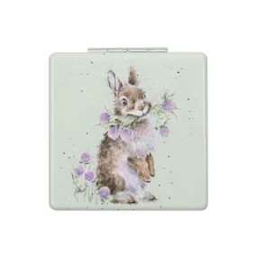 Wrendale Head Clover Heels Rabbit Compact Mirror