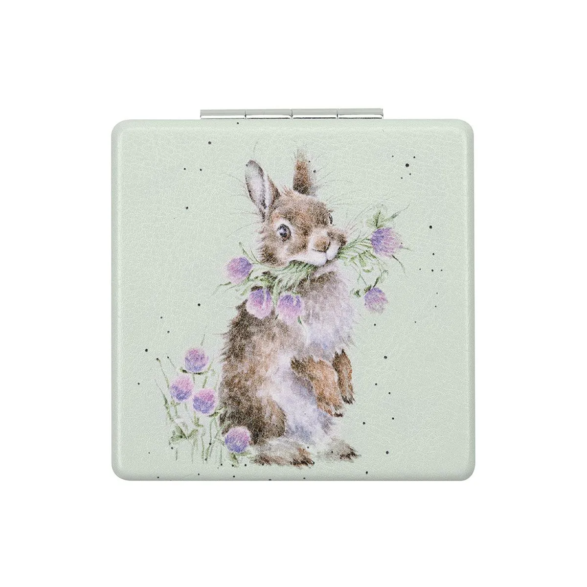 Wrendale Head Clover Heels Rabbit Compact Mirror